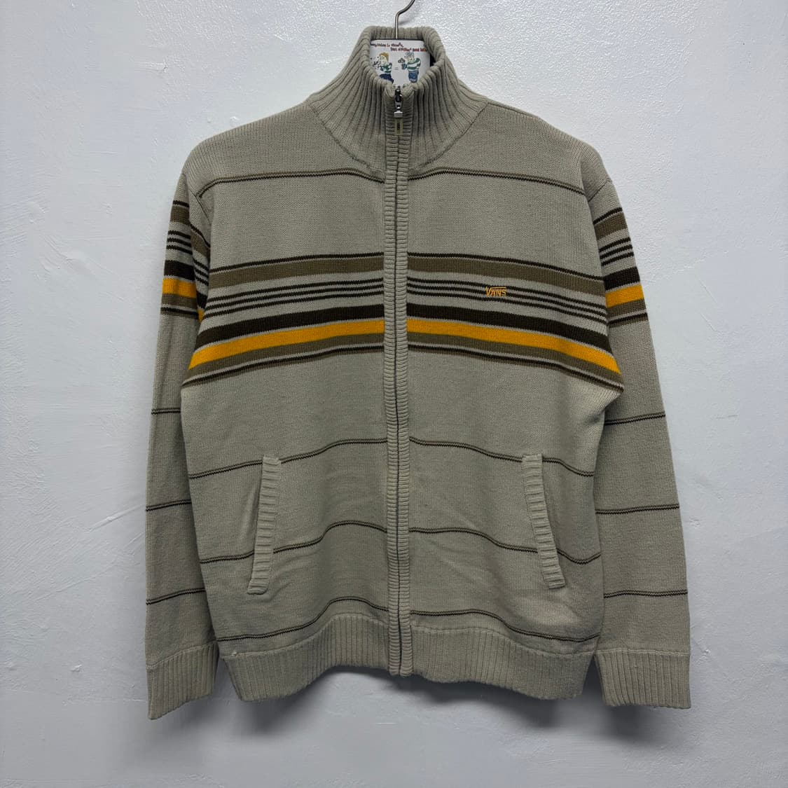 반스 니트 집업 상품이미지1