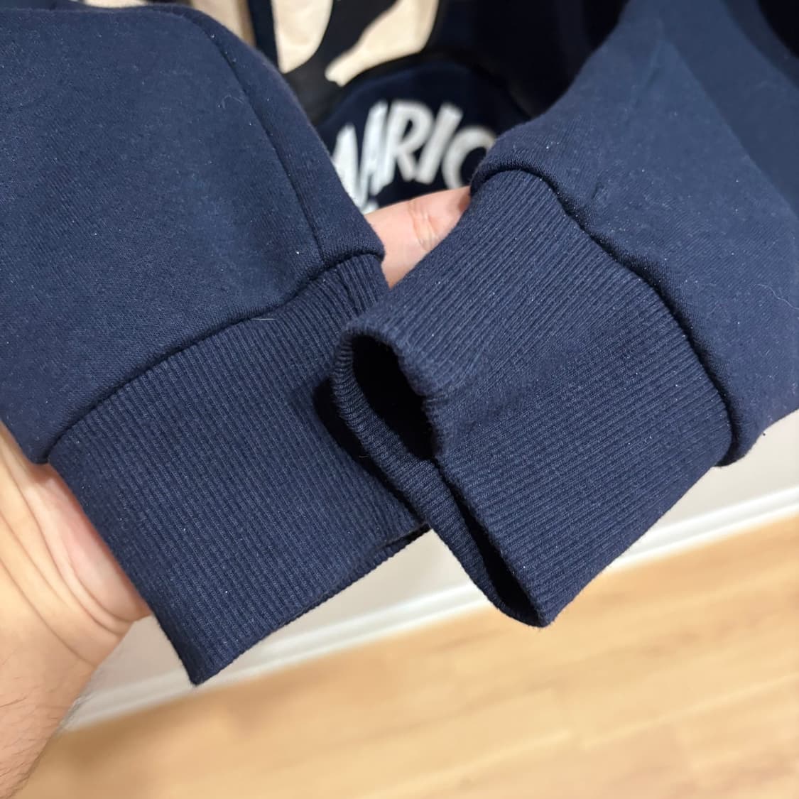 슈퍼 마리오 후드티 네이비 90 상품이미지3