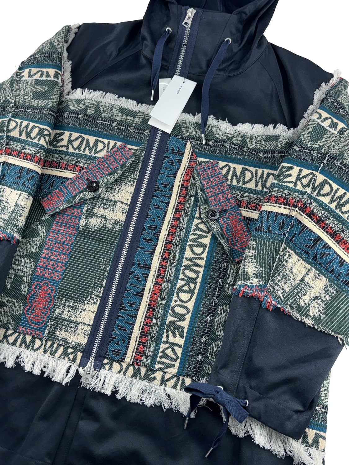 사카이 에릭헤이즈 자카드 후드 블루종 (새상품) 상품이미지4