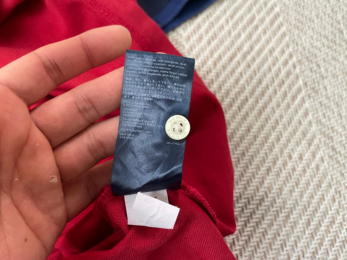 타미 힐피거 커스텀 핏 레터링 폴로 셔츠 J03552 상품이미지7