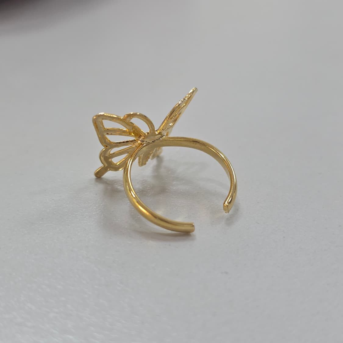 3000원//빈티지 골드 버터플라이 나비 반지 오픈링 y2k 상품이미지4