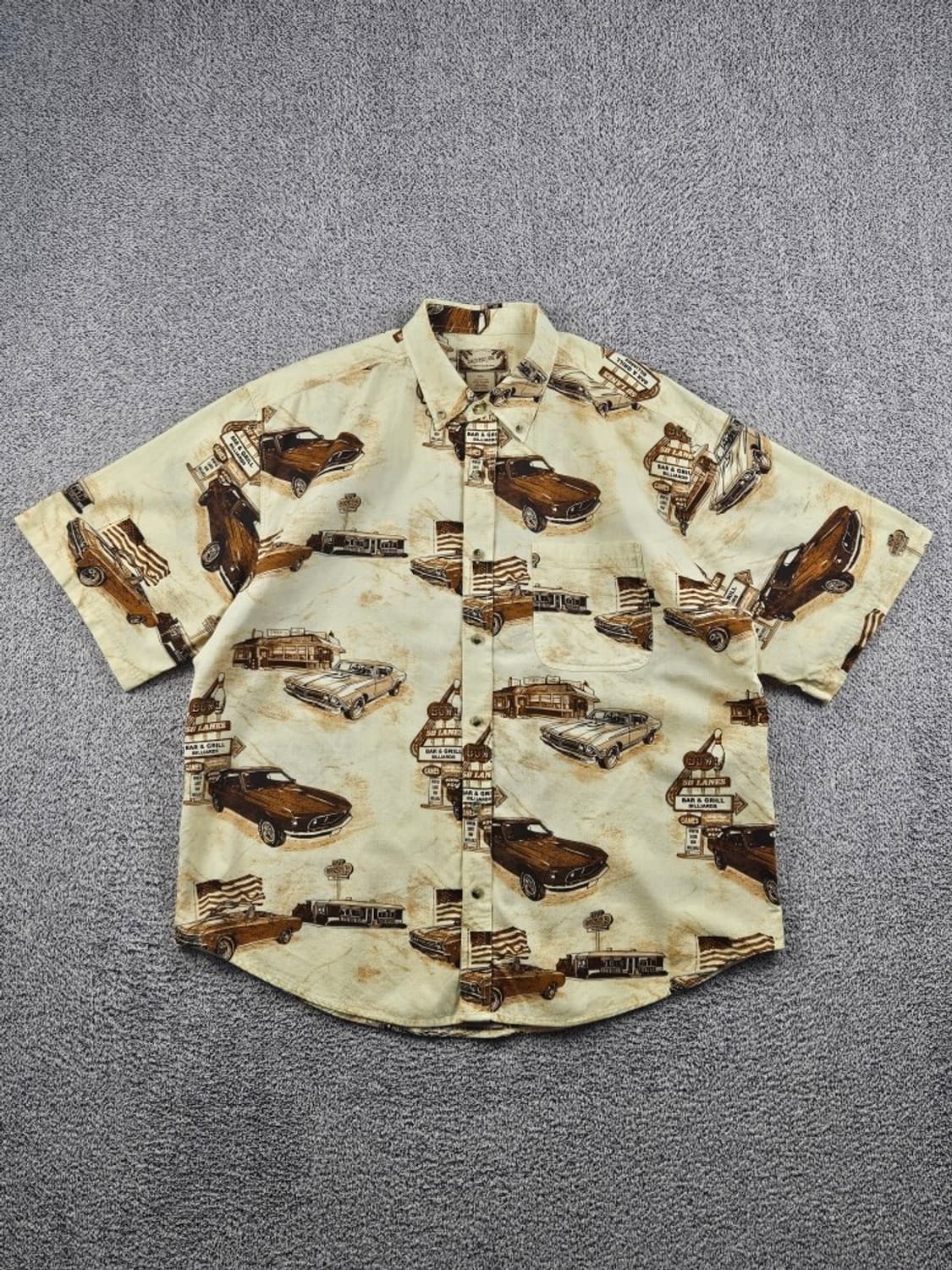 칼립소 조 레트로 패턴 반팔 셔츠 ( 2XL ) / 12745 상품이미지2