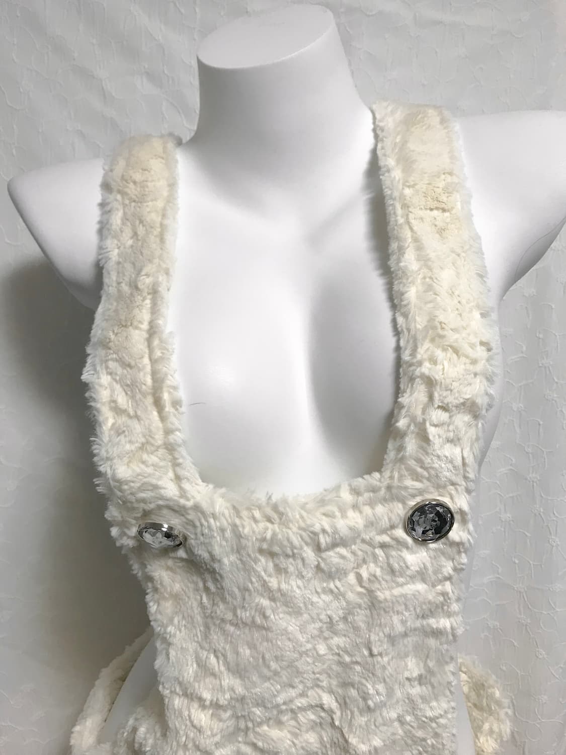 빈티지 갸루 쥬얼 버튼 퍼 점프수트 멜빵 바지 상품이미지4