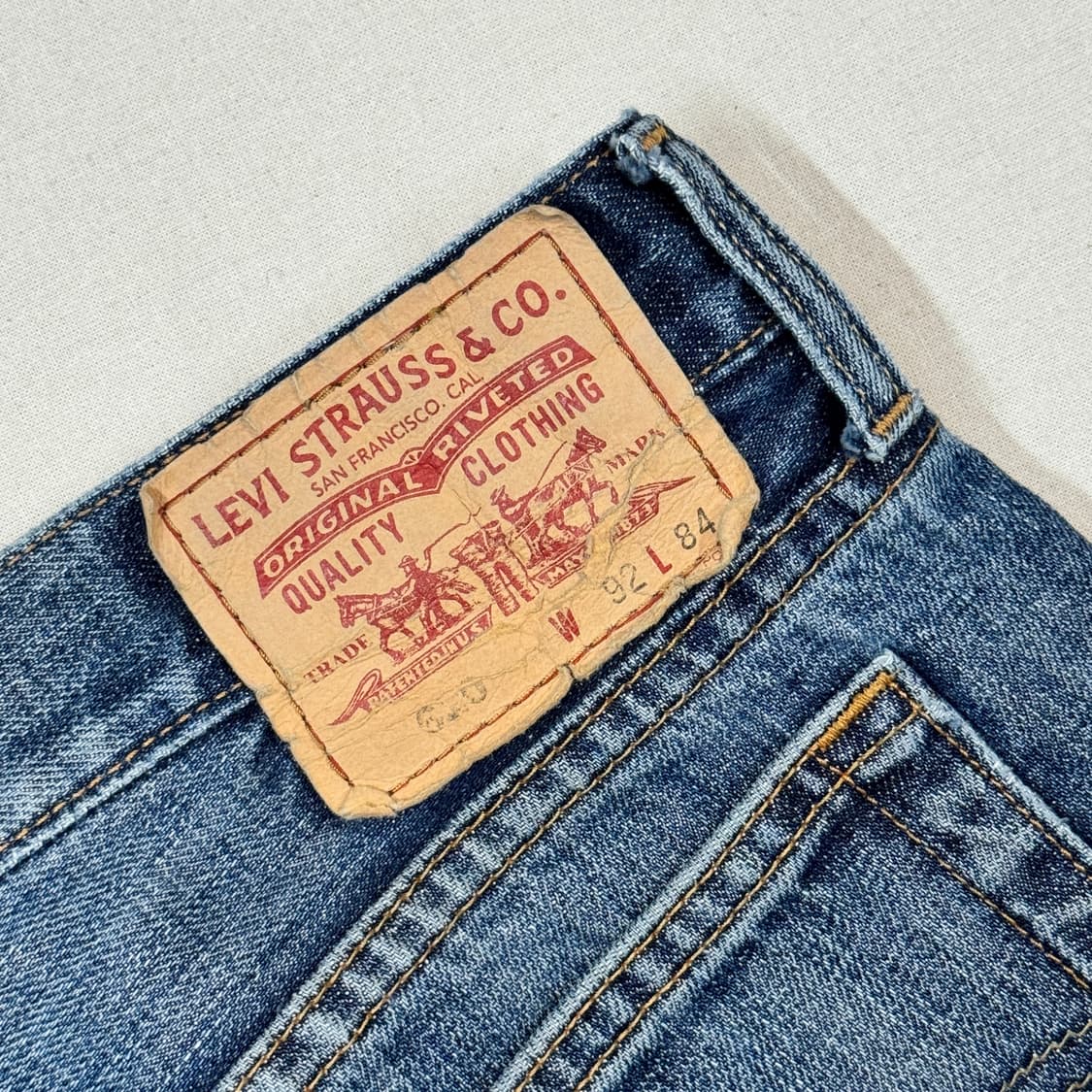 36inch) 리바이스 620 루즈 스트레이트 데님 청바지 상품이미지3