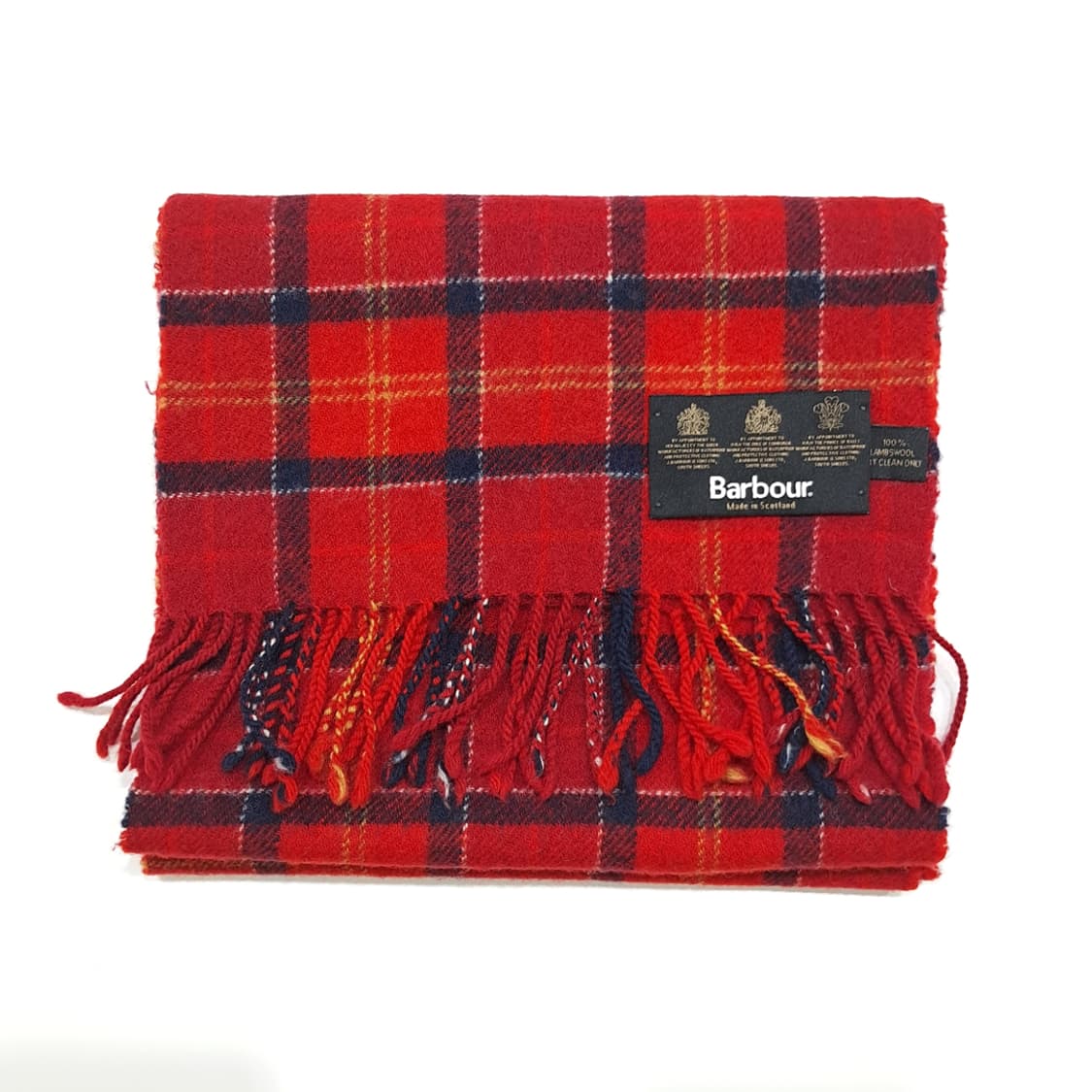 MX358 바버 로얄스튜어트 타탄체크 램스울 목도리 머플러 상품이미지6