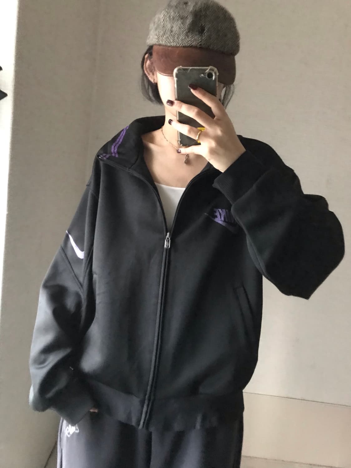 나이키 블랙 오버핏 져지 상품이미지4