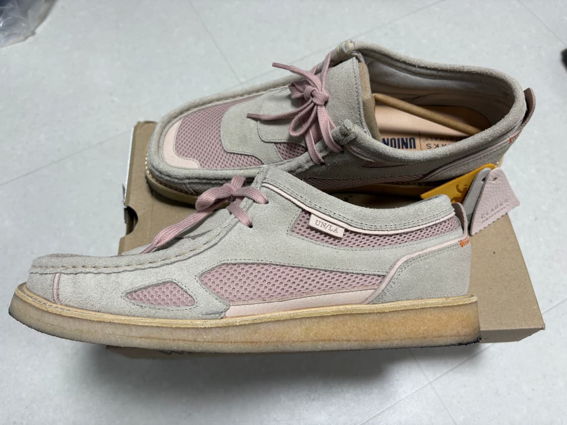 클락스 오리지널스 왈라비 유니온 핑크 베이지 280 상품이미지1