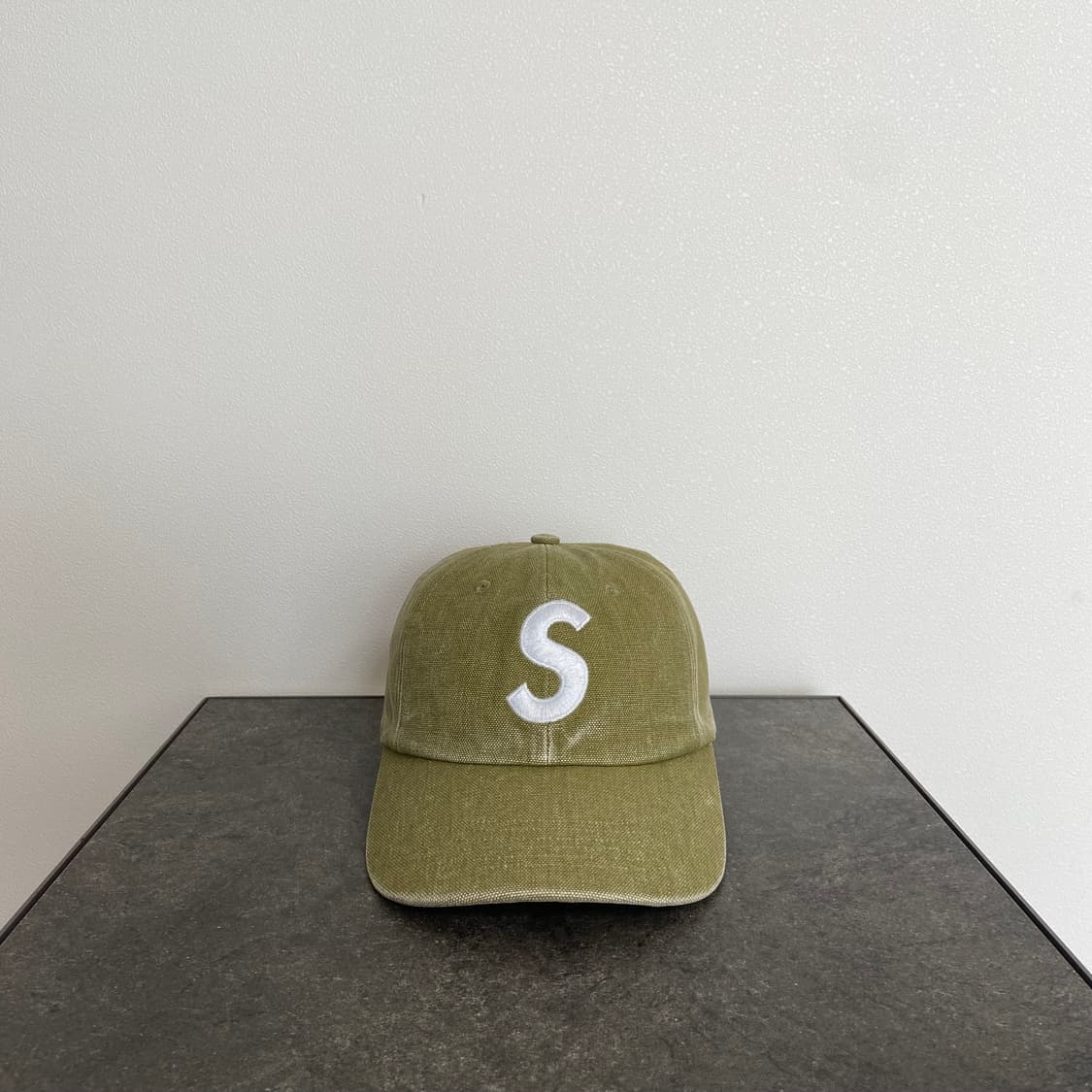 (OS) 슈프림 S로고 볼캡 모자 피그먼트 탄 상품이미지1