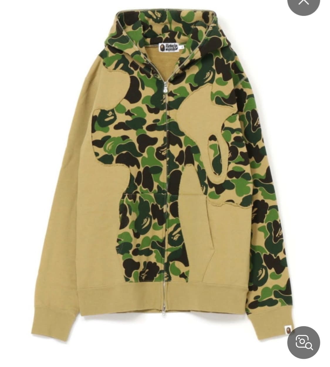베이프 카모 후드집업 S 상품이미지1