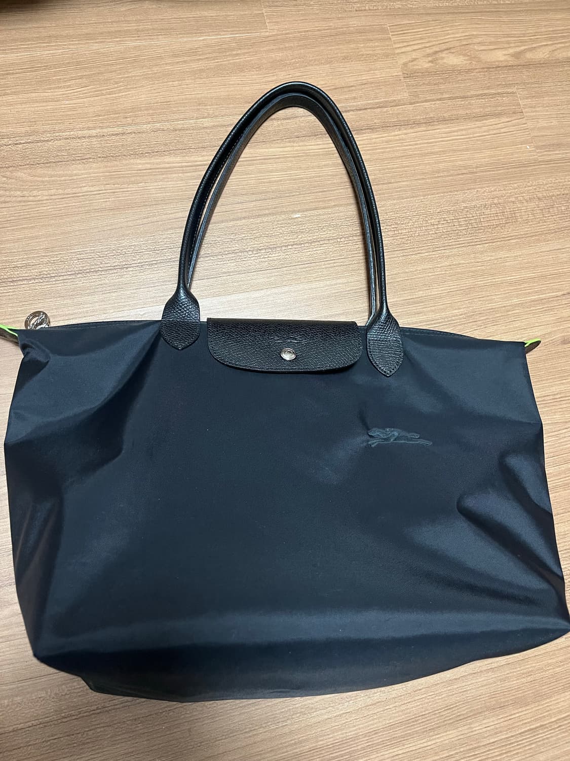 롱샴 르 플리아쥬 그린 숄더백(블랙) 상품이미지2