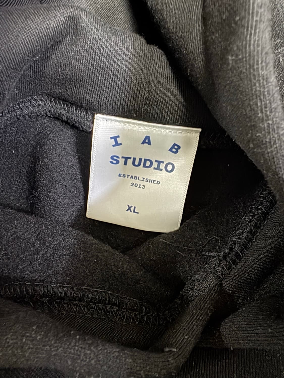 아이앱 스튜디오 후드티 검은색 (XL) 판매합니다. 상품이미지5