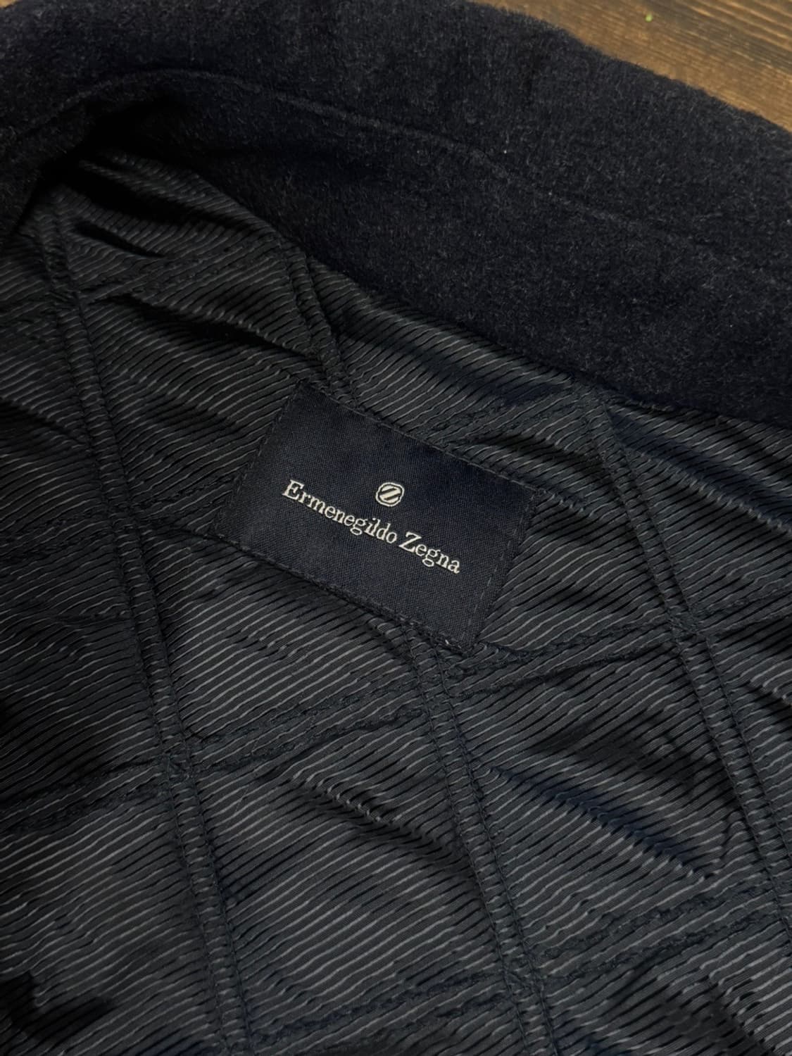 에르메네질도 제냐 퀼팅 트위드 자켓 100 상품이미지10