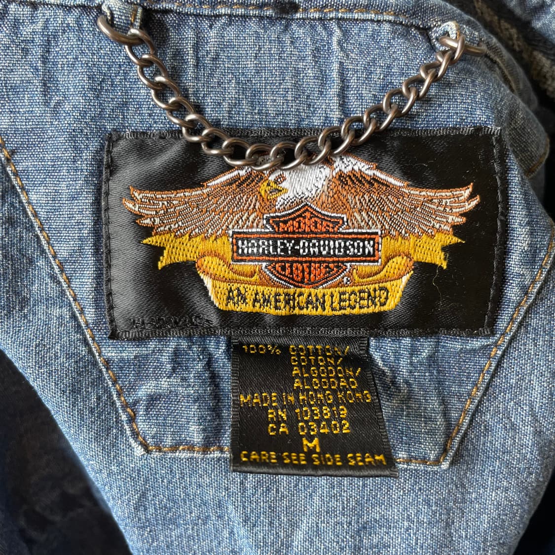 할리 데이비슨 데님 셔츠 상품이미지9