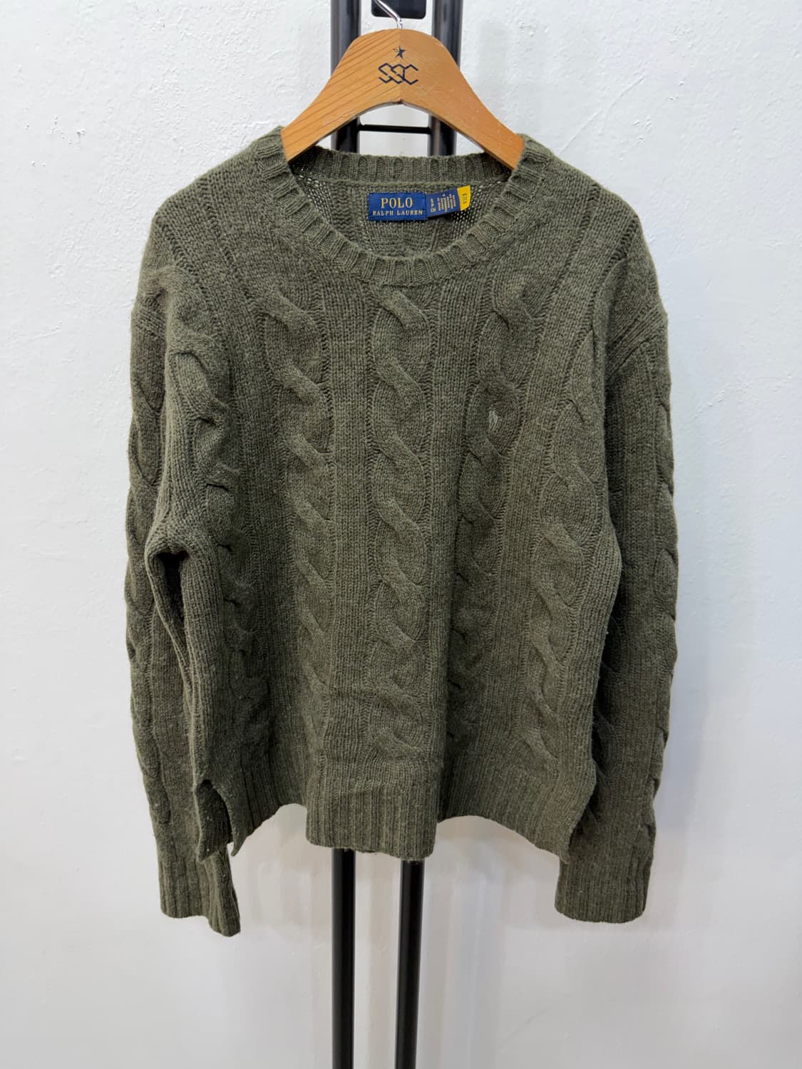 정품) 폴로랄프로렌 신형 여성 케이블 니트 S 상품이미지1