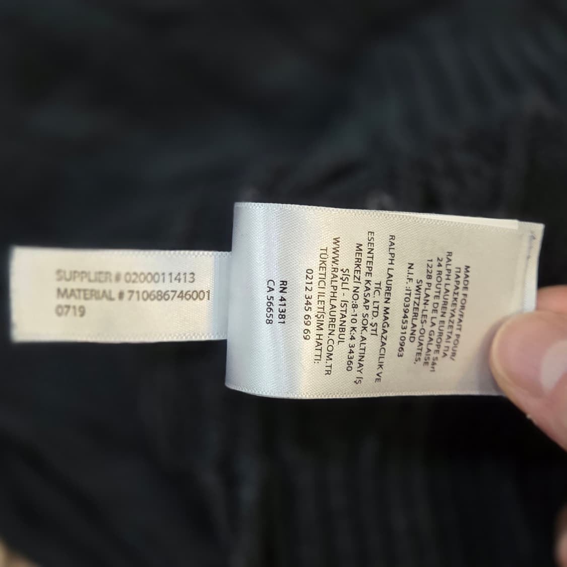 폴로 랄프로렌 꽈베기 블랙 니트 상품이미지6