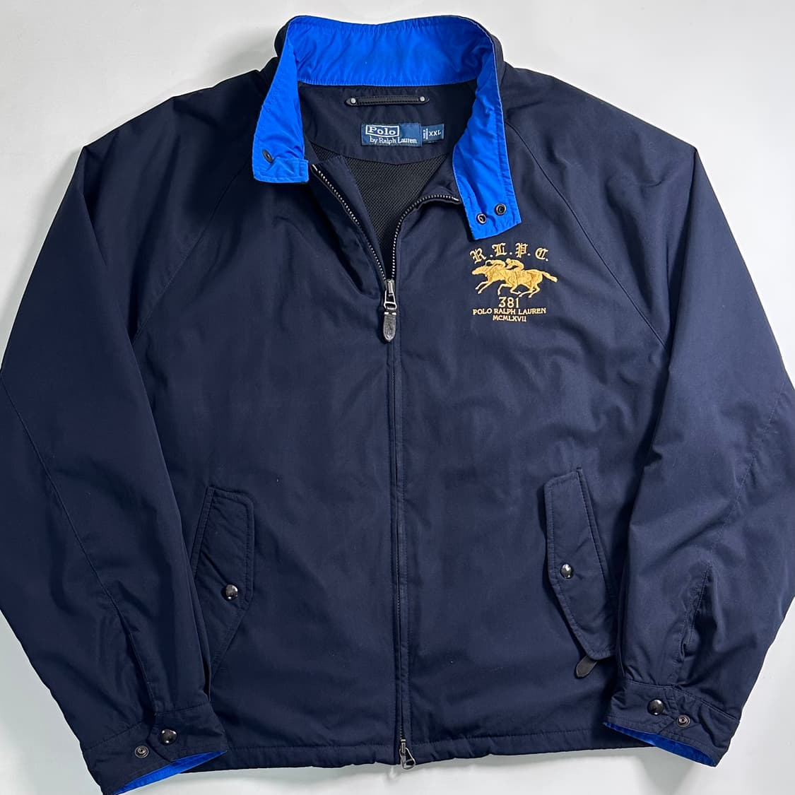 폴로 랄프로렌 자수로고 헤링턴 자켓 상품이미지1
