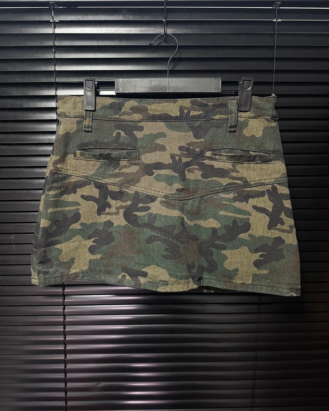 XYZ 카모 플라쥬 밀리터리 카키 브라운 고스 펑크 락 데님 L 29 상품이미지1