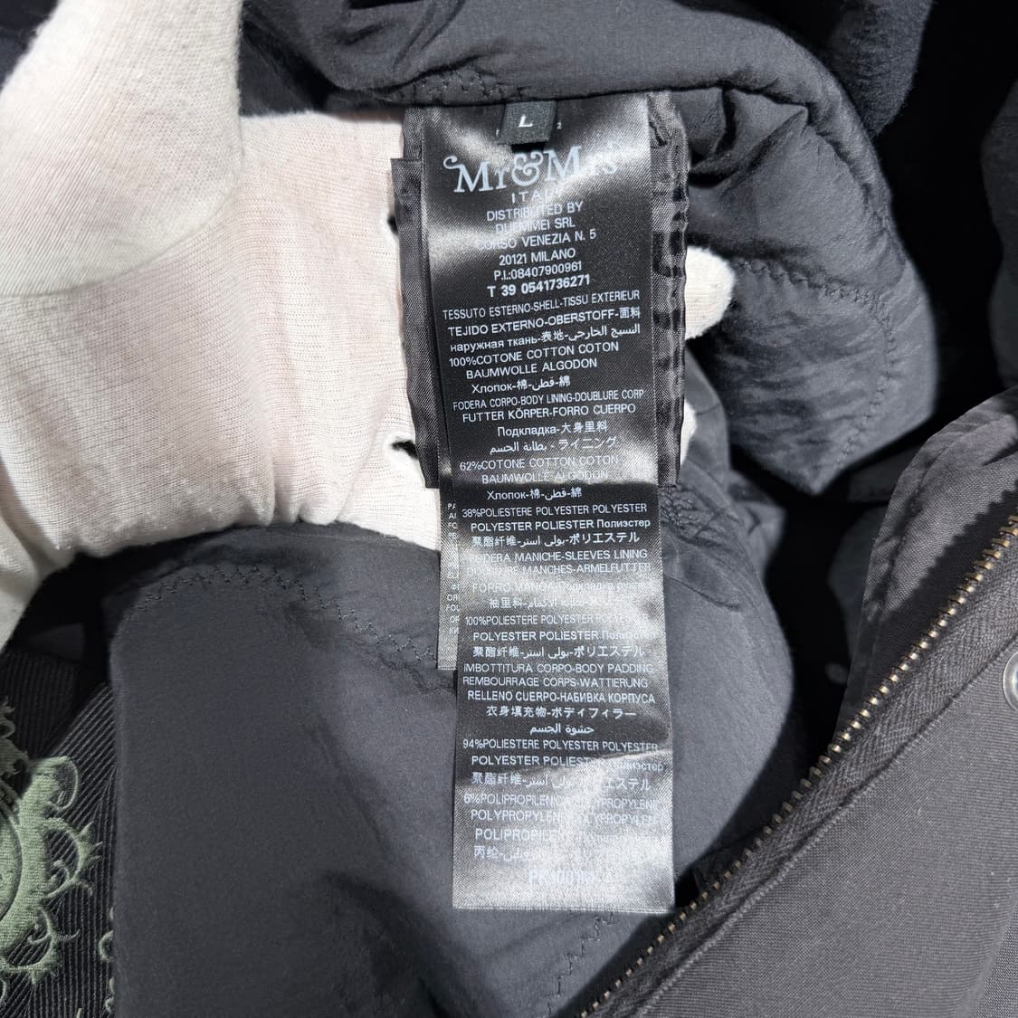 (A/L) / 미스터앤미세스 블랙 블랙퍼 야상 자켓 상품이미지8