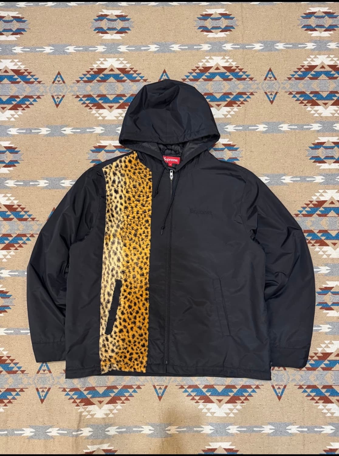 슈프림 치타 후디스 스테이션 자켓 블랙 상품이미지1