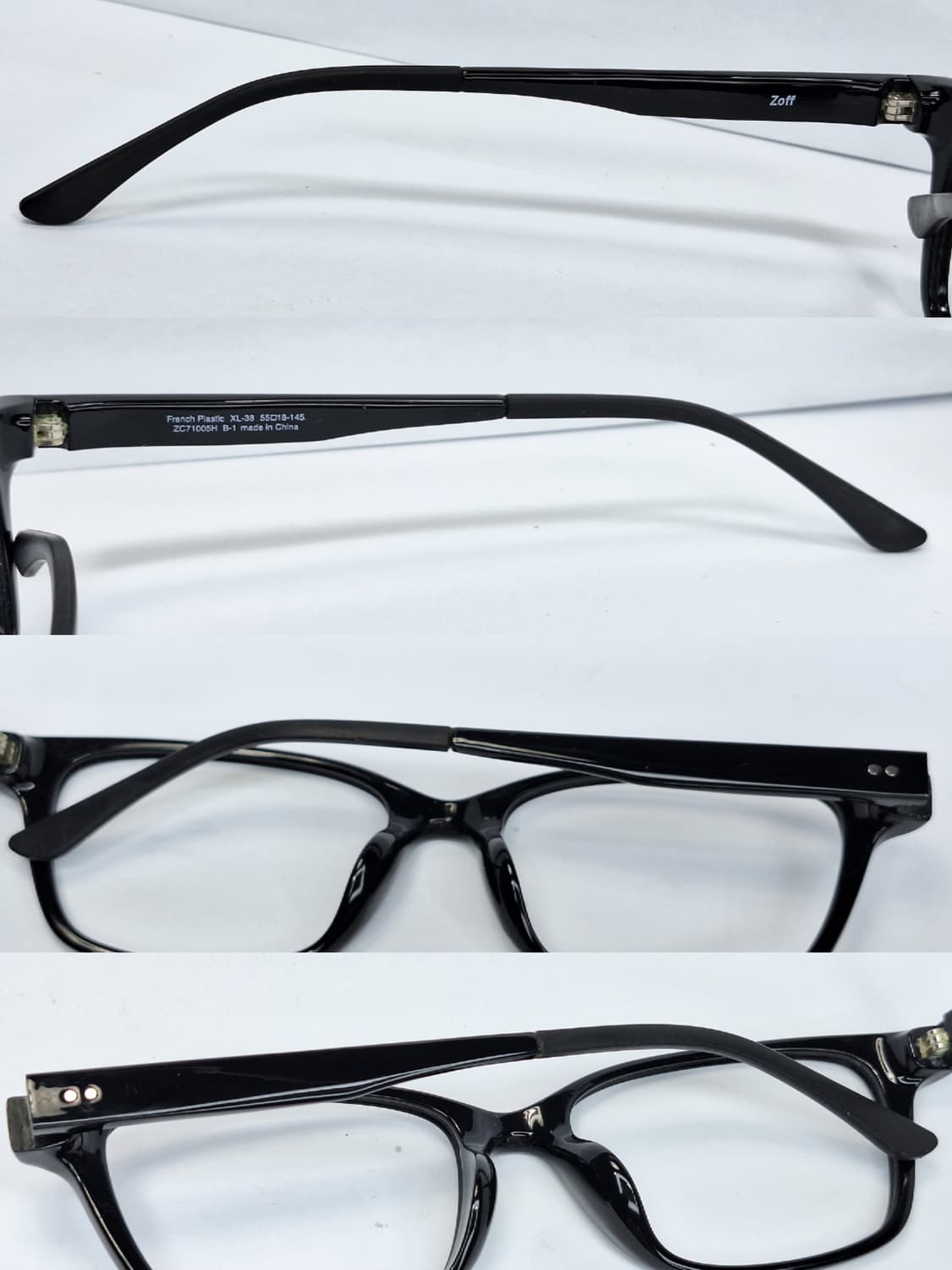 조프 Zoff ZC71005H 사각 뿔테 안경 안경테/빈티지 y2k 패션 상품이미지6
