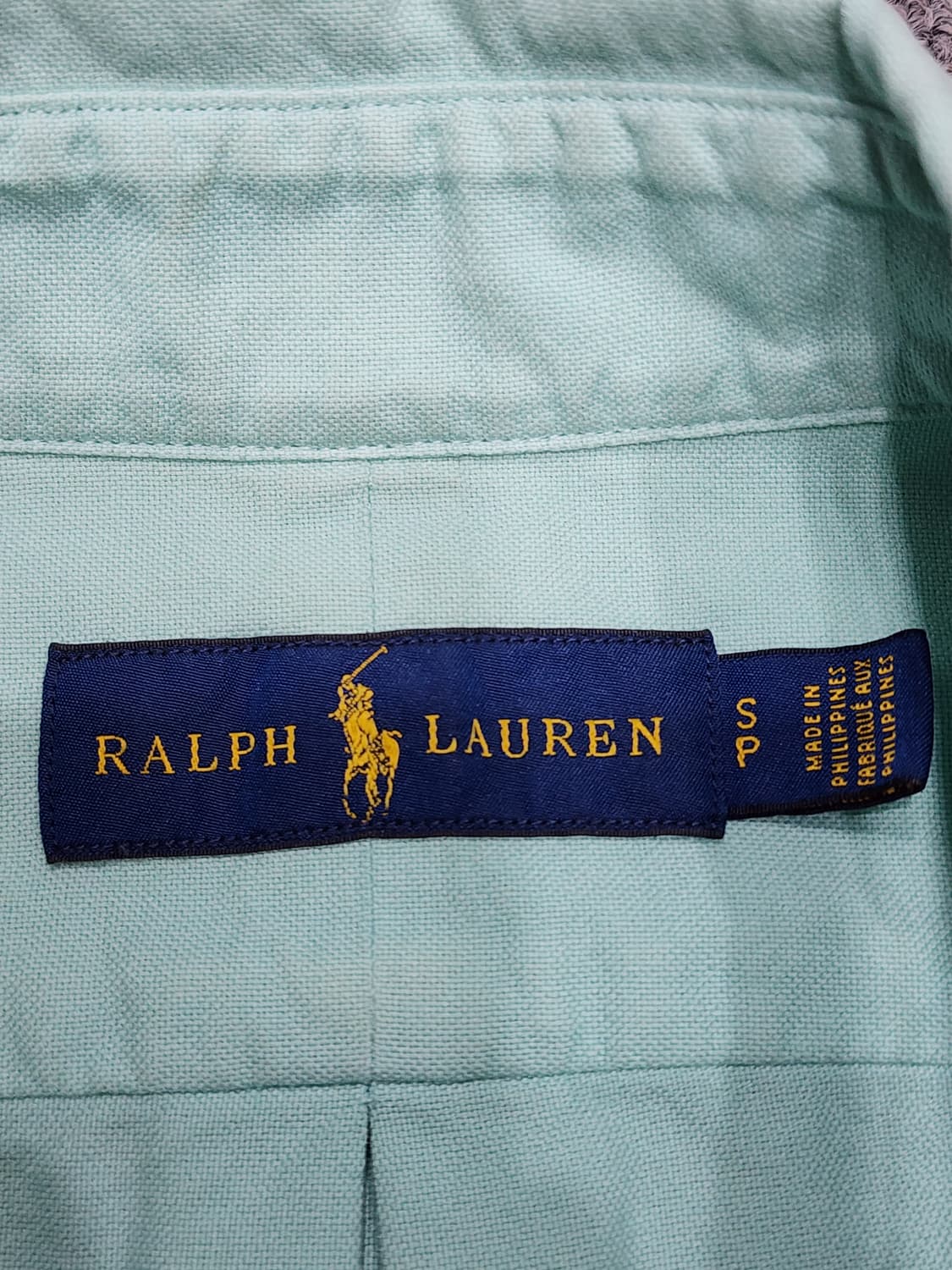 폴로 랄프로렌 코튼 셔츠 S 스카이블루포니 상품이미지6
