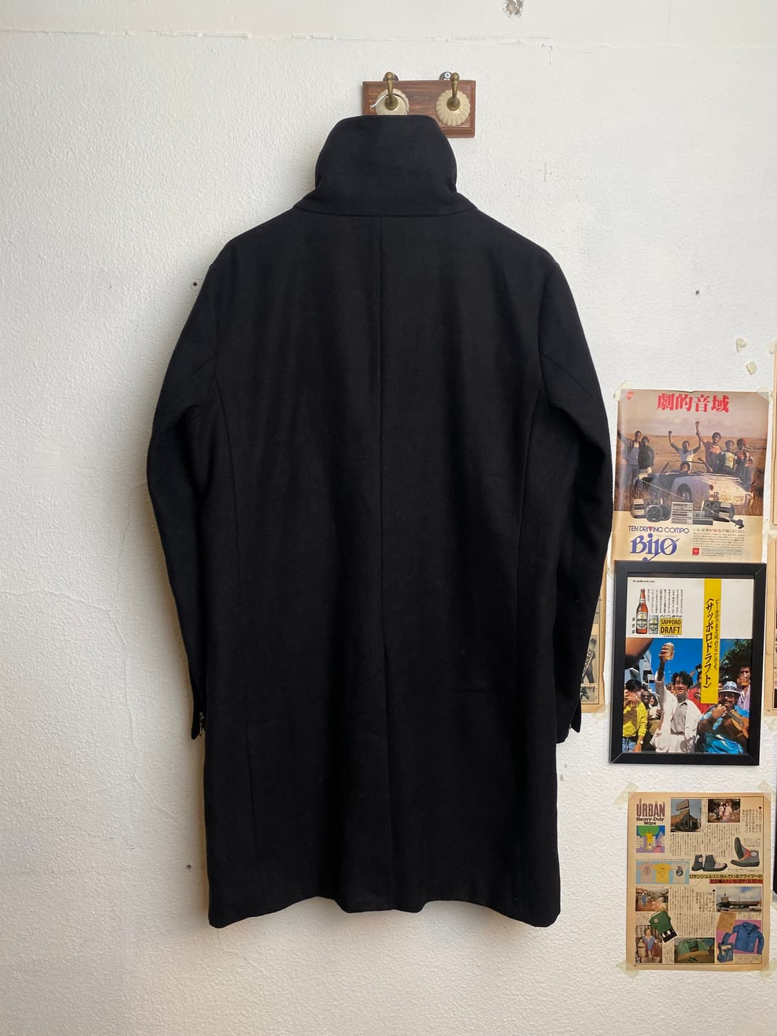 노아이디  지퍼 하이넥 코트 상품이미지4