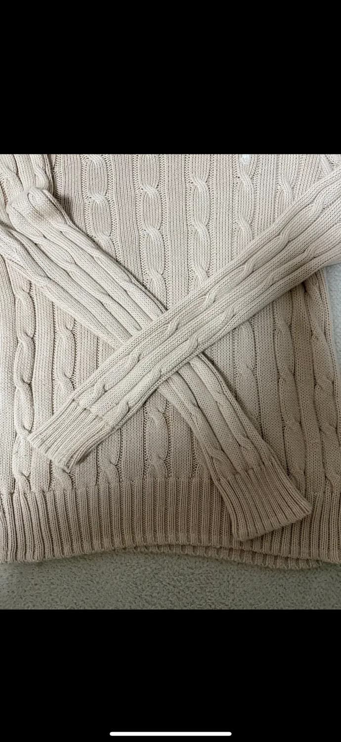 폴로 랄프로렌 니트 베이지 상품이미지2