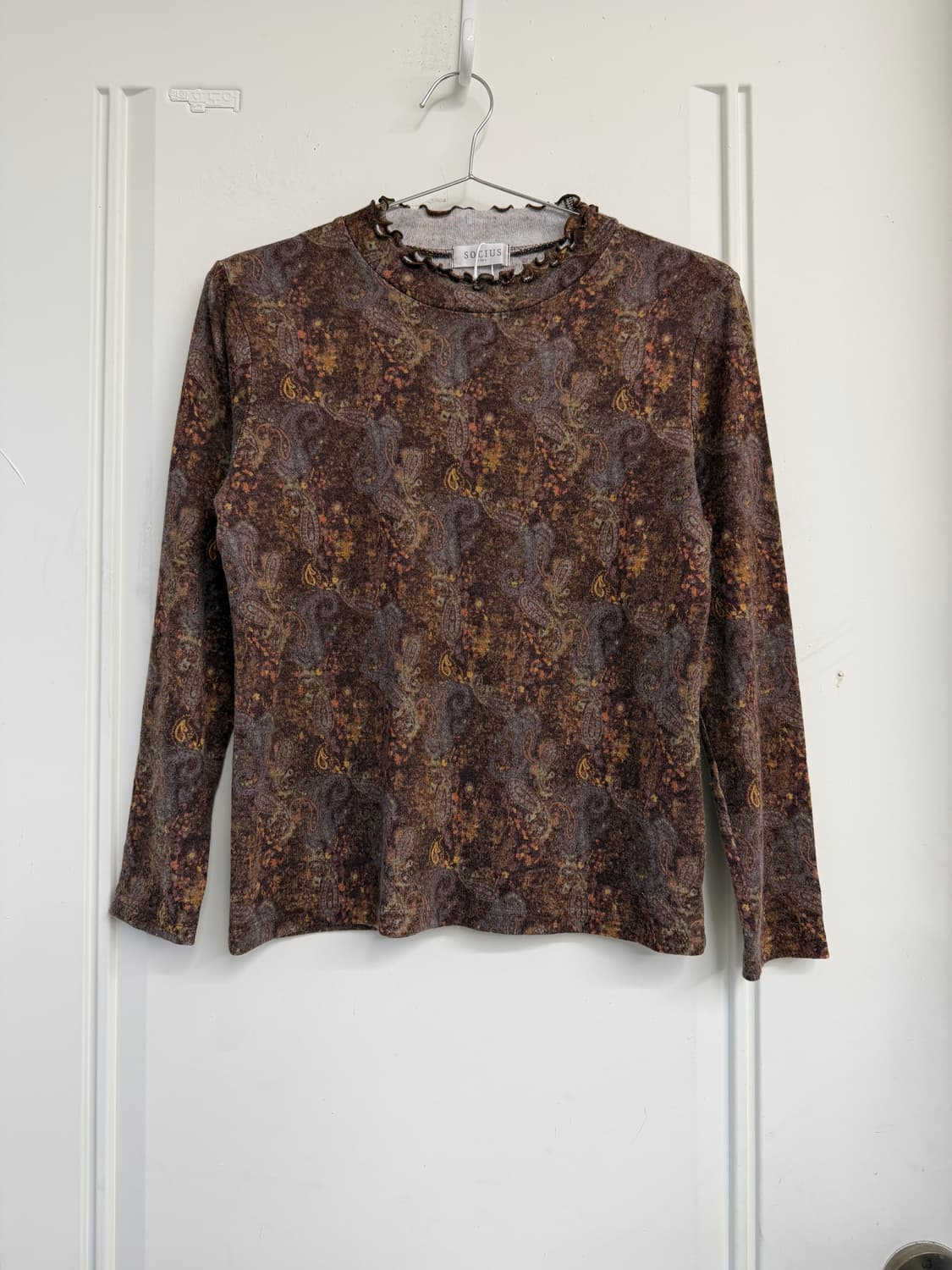 일본빈티지 페이즐리 롱슬리브  상품이미지5