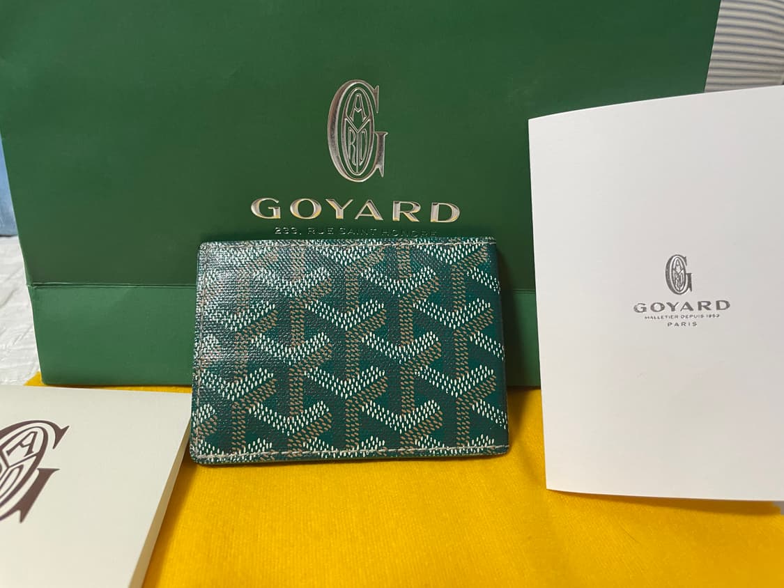 [정품] 고야드 인서트 카드지갑 그린 상품이미지2