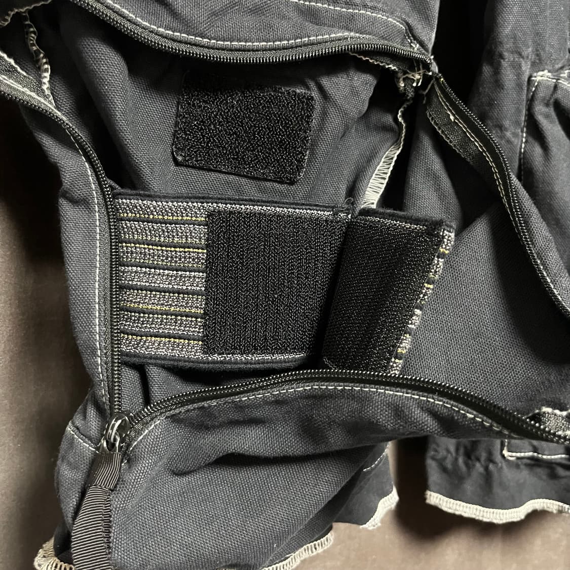 캐피탈 리페어맨 캔버스 트랙 팬츠 블랙 상품이미지6