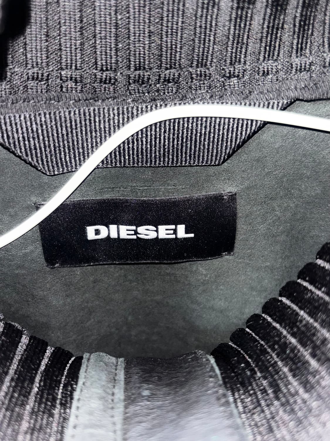 디젤 빈티지 램스킨 라이더가죽자켓 (착샷) 상품이미지8