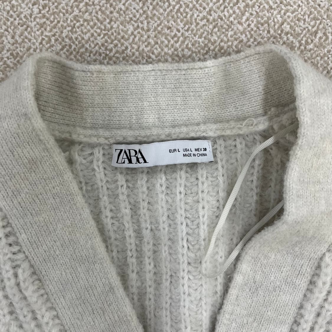 [L] 자라 여성 니트 가디건 스웨터 0114M1 상품이미지2