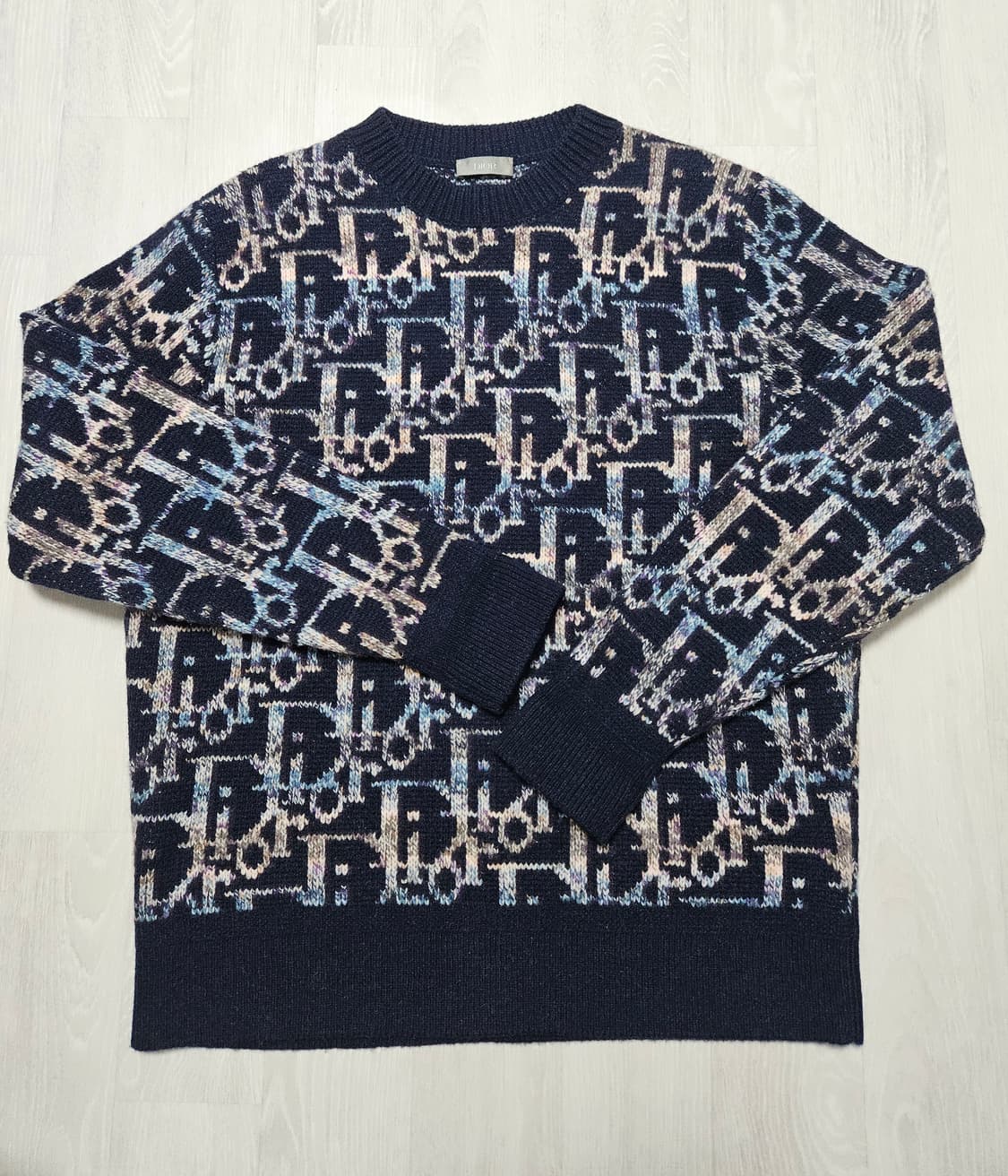 [정품] 디올 오블리크 자카드 니트 스웨터 상품이미지3