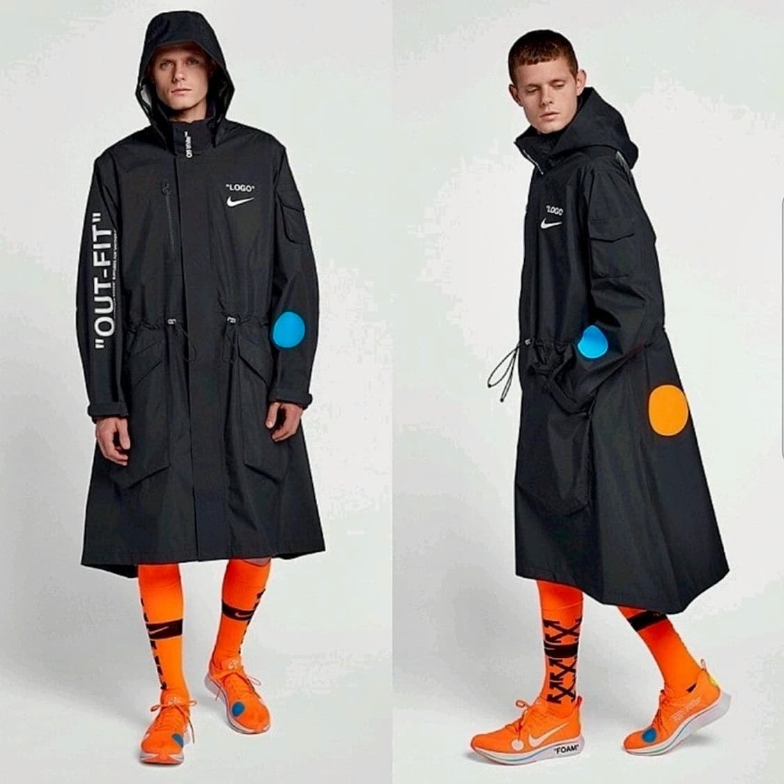 나이키 x 오프 화이트 풋볼 롱자켓 상품이미지3