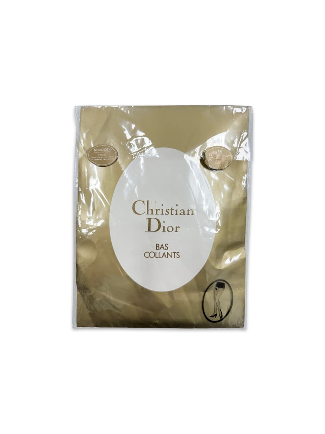 빈티지 크리스찬 디올 아이보리 로즈 스타킹 상품이미지2