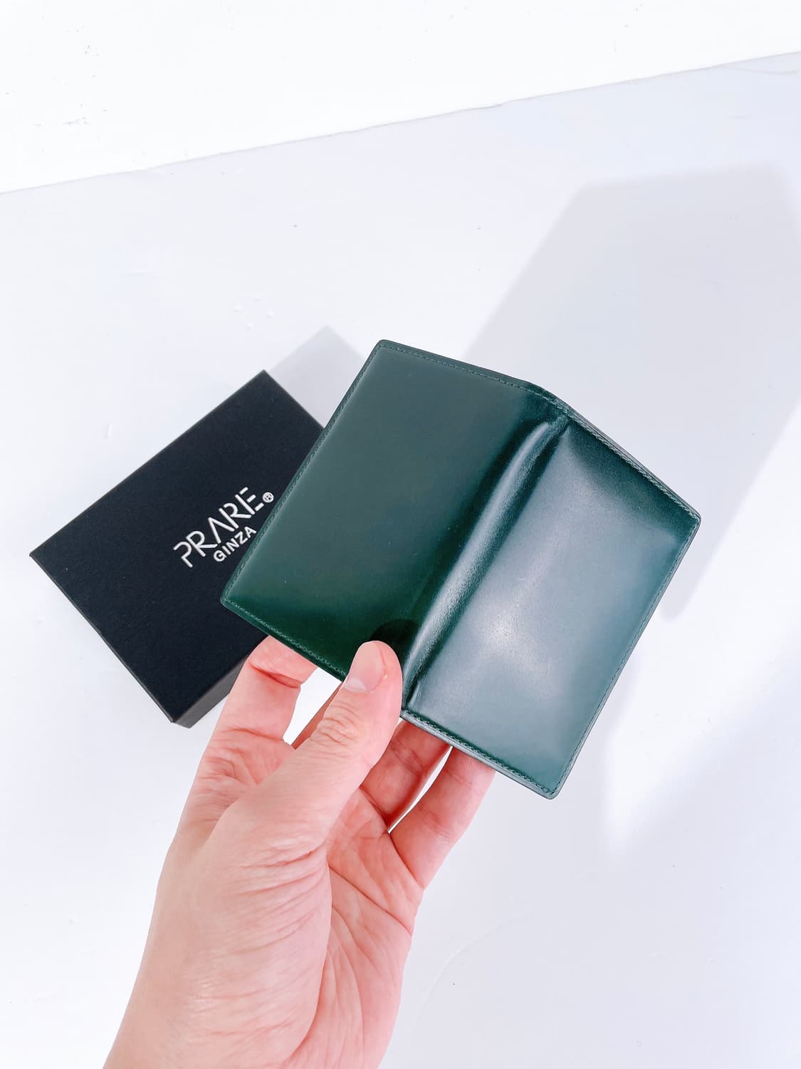 (정품/새상품) 프레리 긴자 남성 그린 코도반 카드지갑 상품이미지2