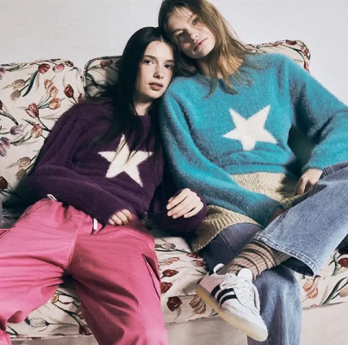 마가린핑거스 브러쉬드 별 니트 민트 상품이미지6