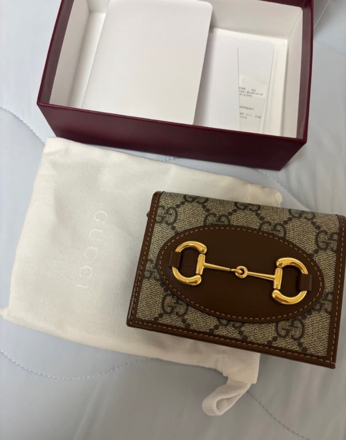 구찌 홀스빗 1955 반지갑 상품이미지5