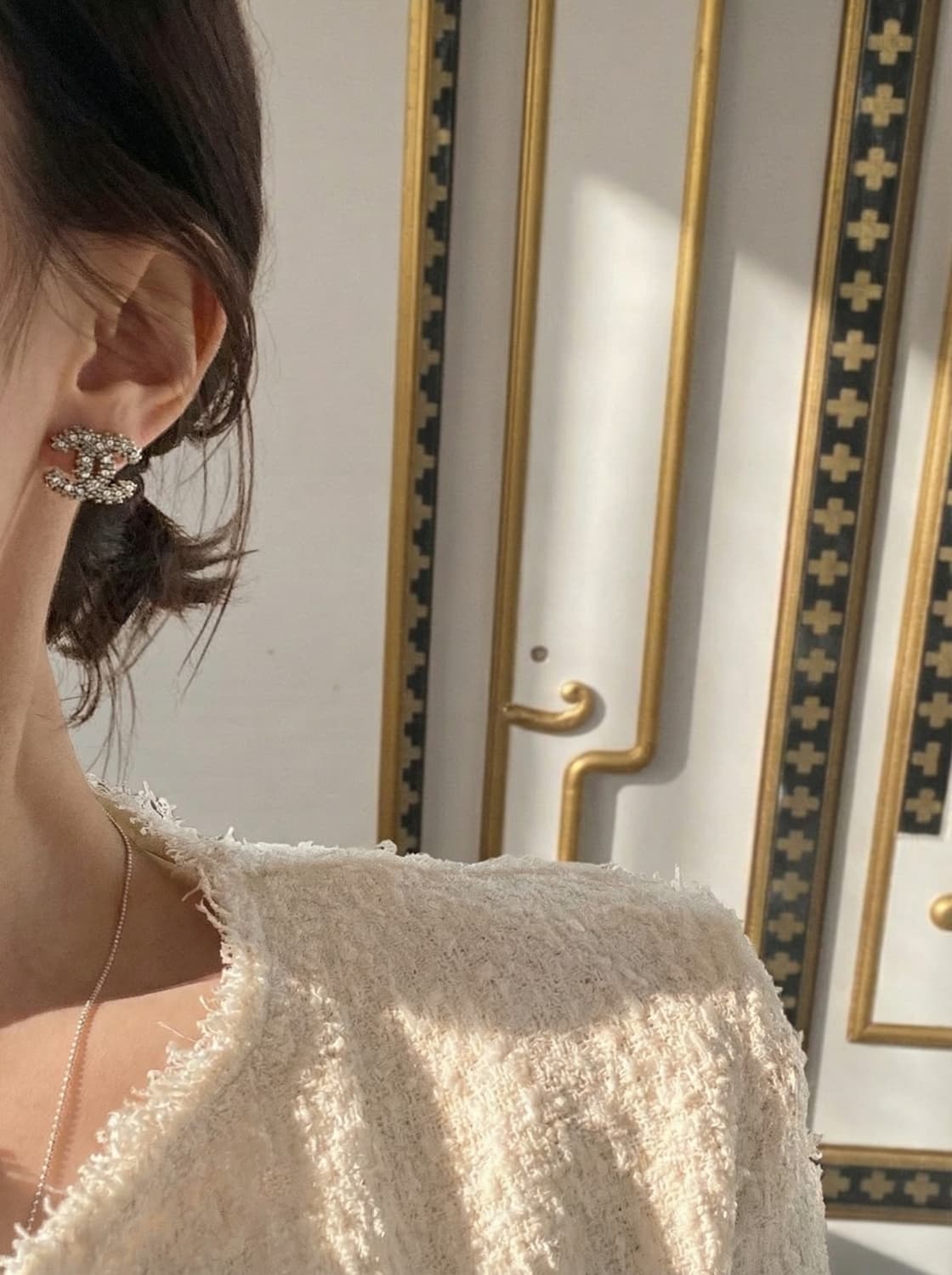 샤넬 빈티지 업사이클링 귀걸이 상품이미지1