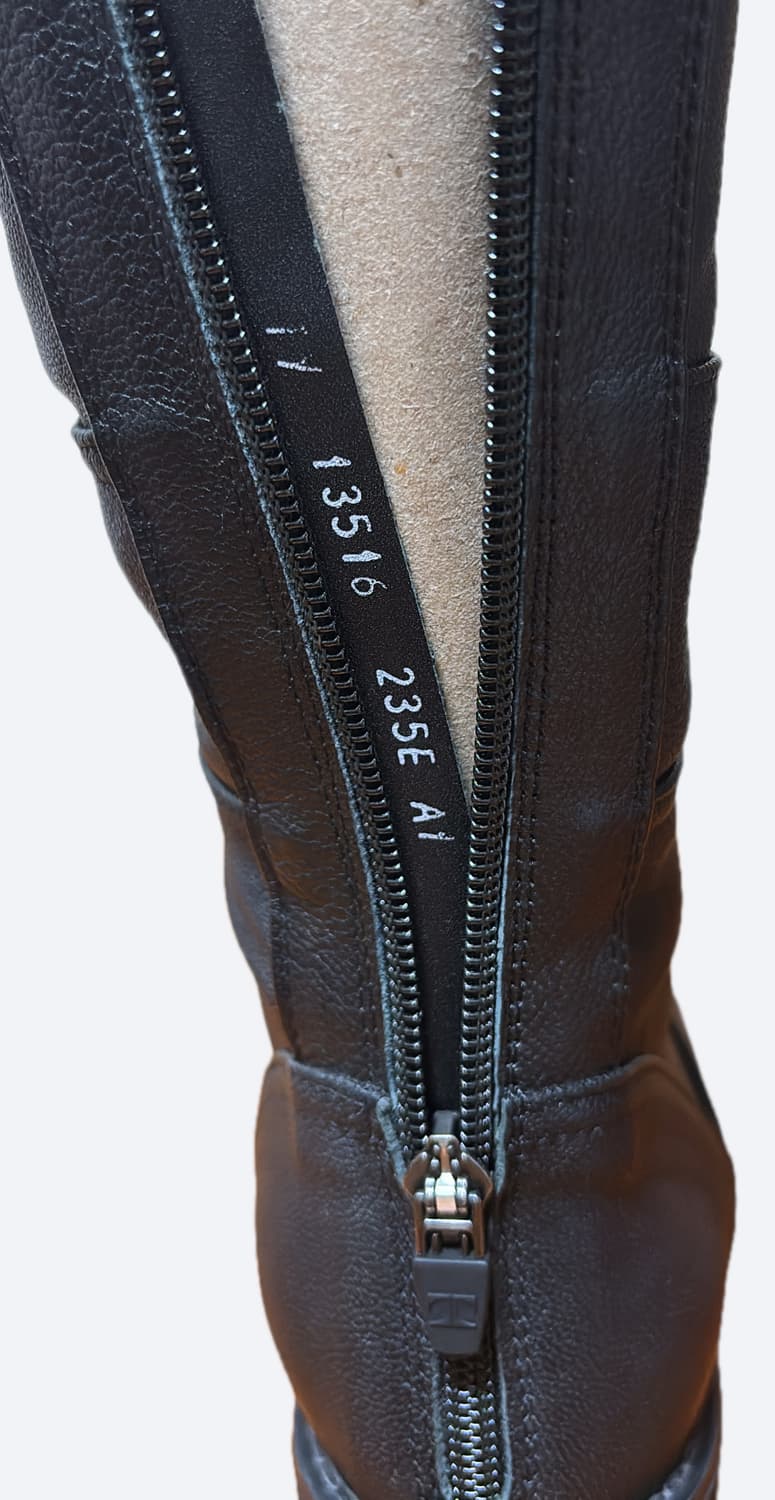 탠디 여성 퍼 하프 부츠 블랙 색상 235 상품이미지3