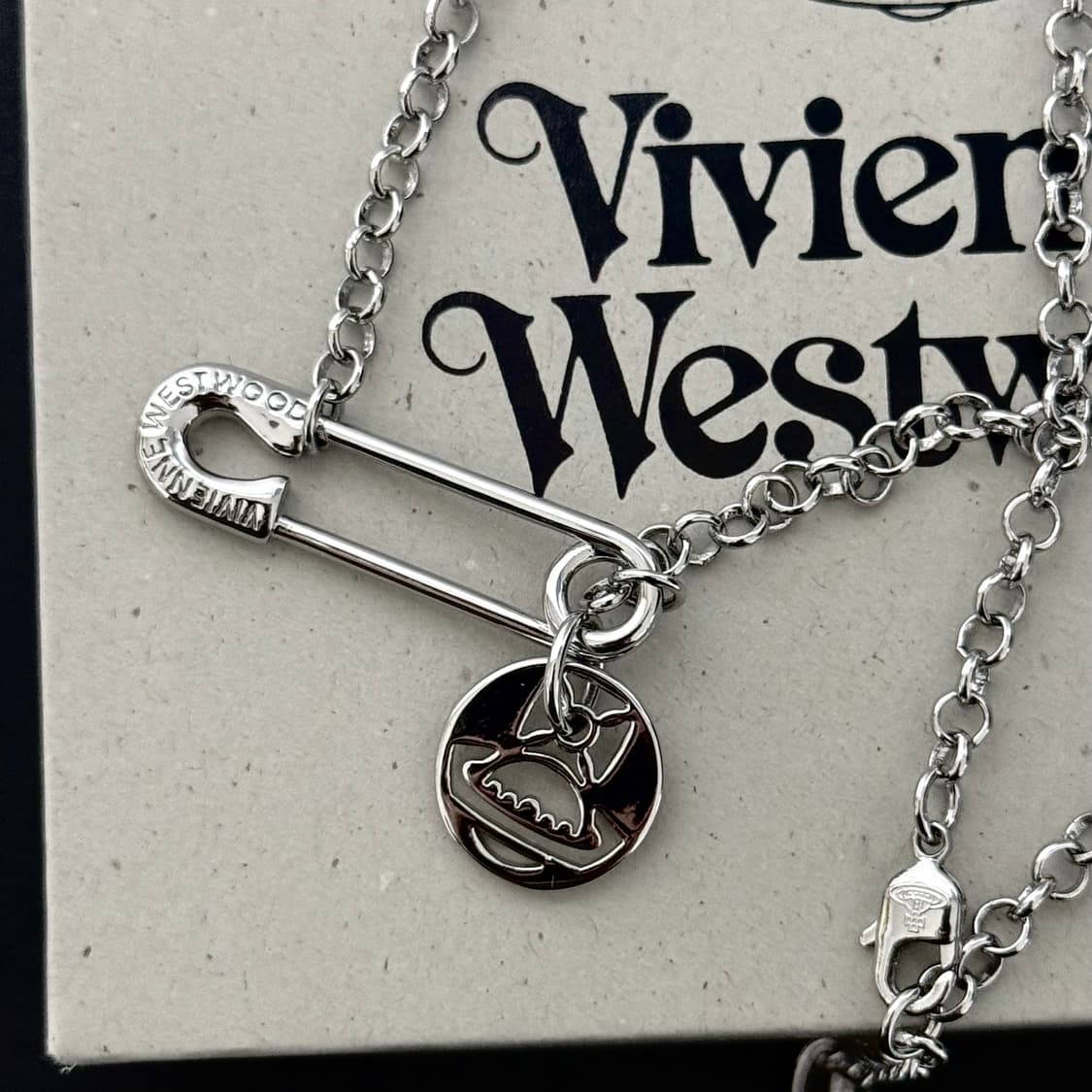 비비안웨스트우드 아카이브 이모진 클립 목걸이 상품이미지2