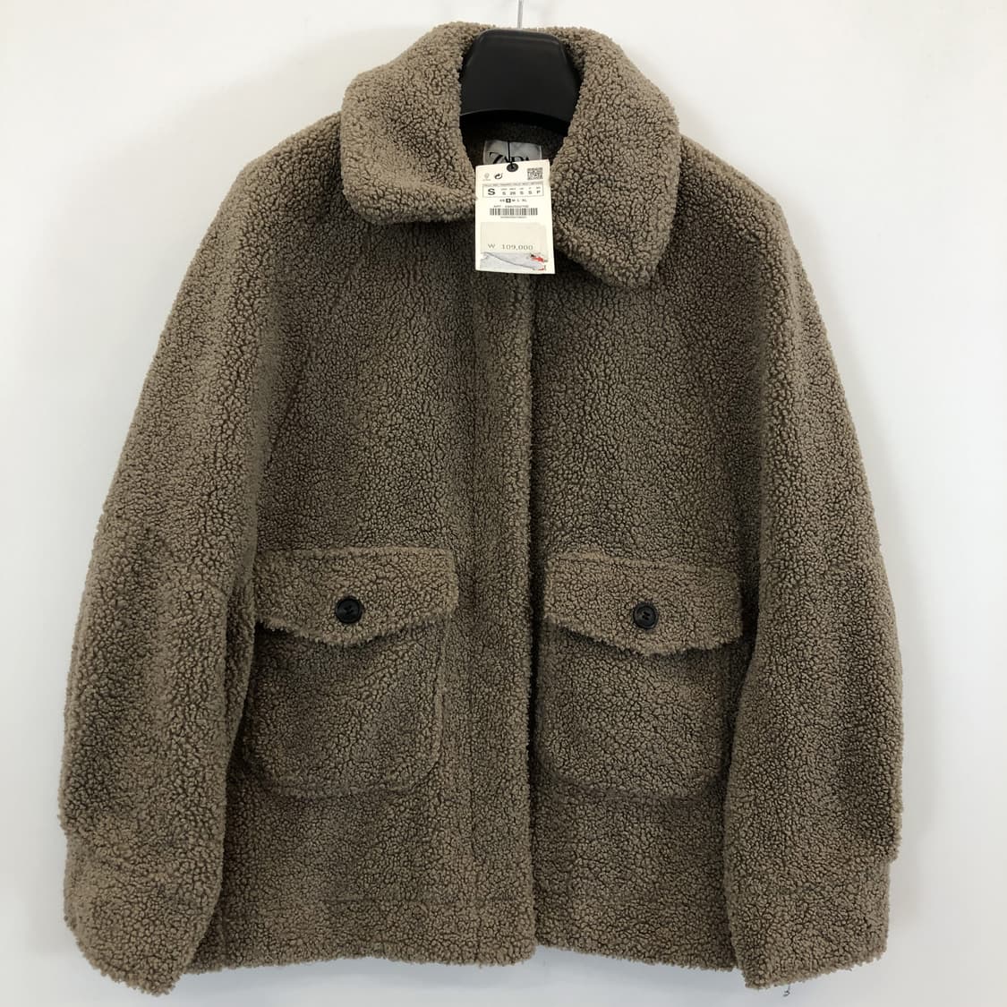 자라 (새상품) 에코 퍼 뽀글이자켓 S 상품이미지1