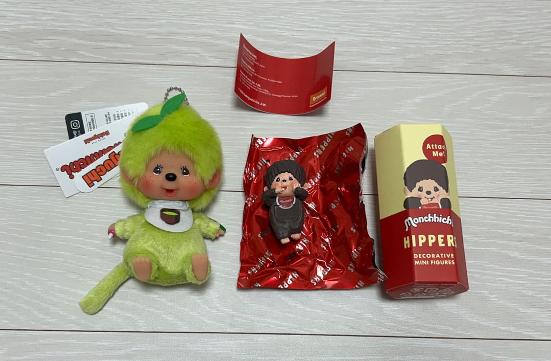 몬치치 그린티 키링 + 몬치치 히퍼 일괄 상품이미지1