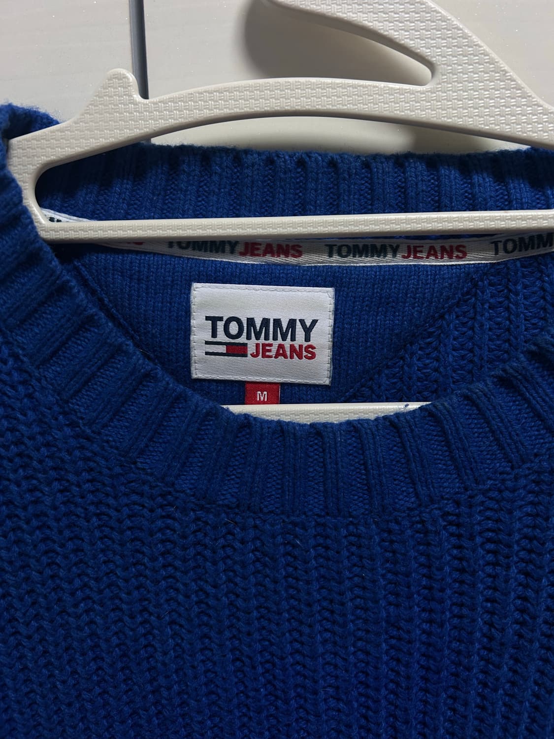 타미진스 블루 니트 남성 실측 110 상품이미지2