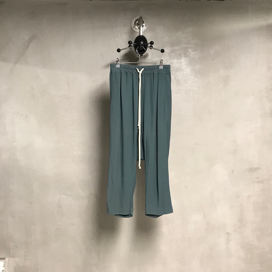 릭 오웬스 밴딩 배기 팬츠 그린 38 상품이미지1