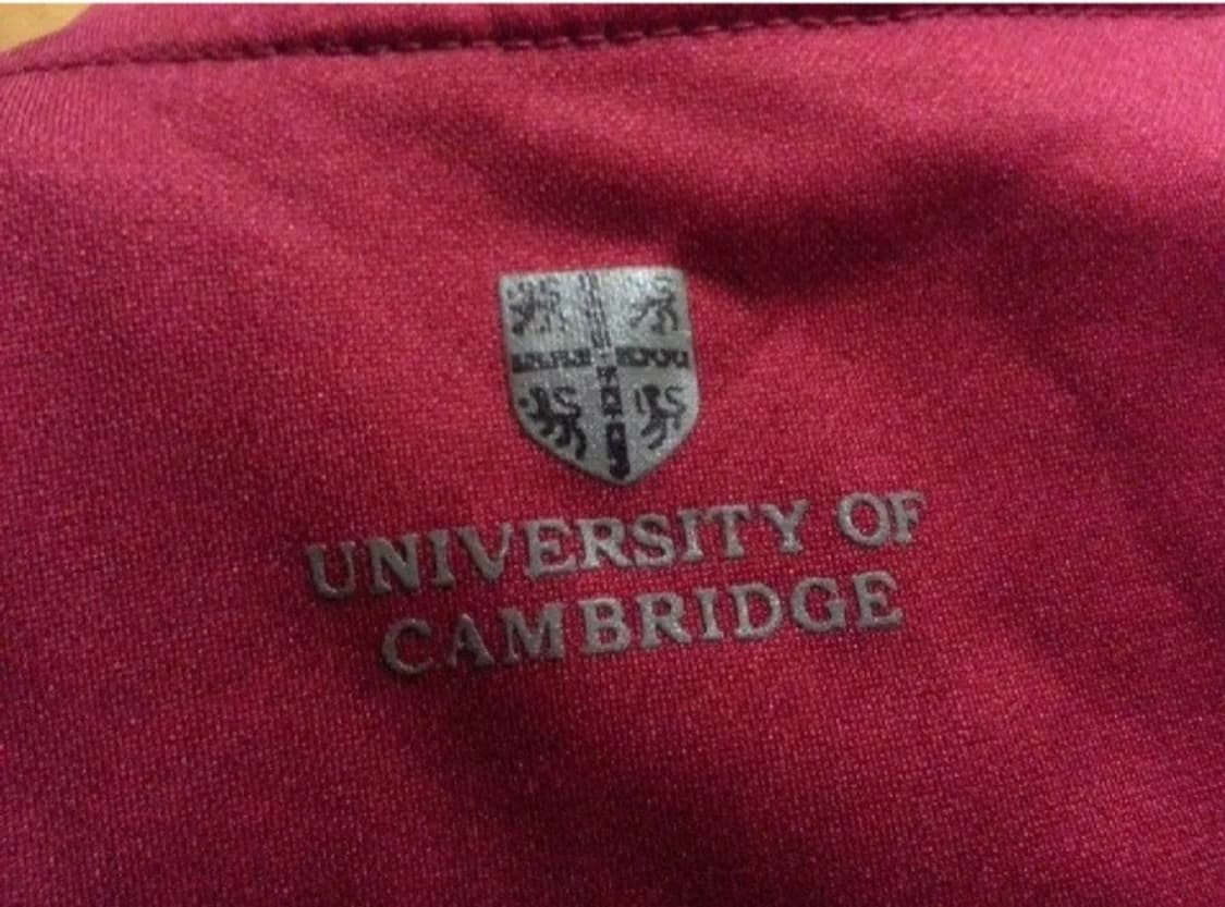 유니버시티 오브 캠브리지 남성 기모 반집업 자켓 버건디 105 상품이미지4