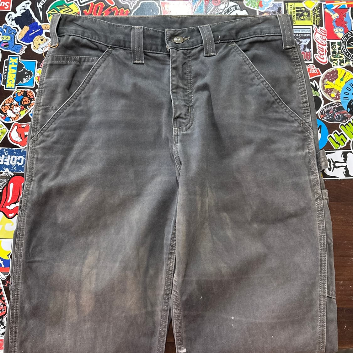 칼하트 카펜터 팬츠 B324-DKH 30 상품이미지5