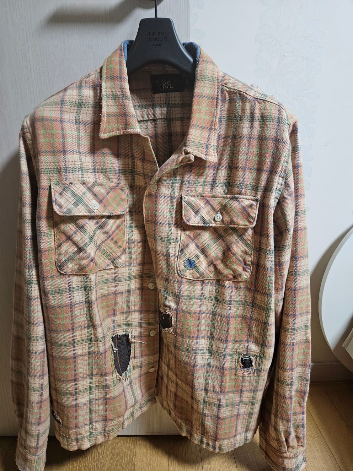 rrl 리페어 셔츠 L 상품이미지1