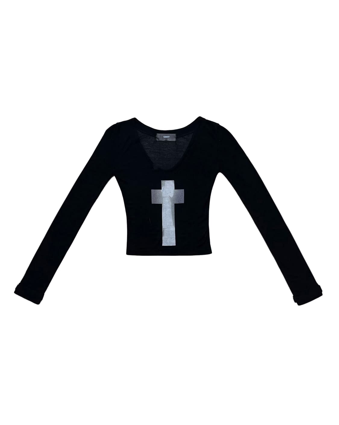 SAUCY Glint cross T (Black) 상품이미지1