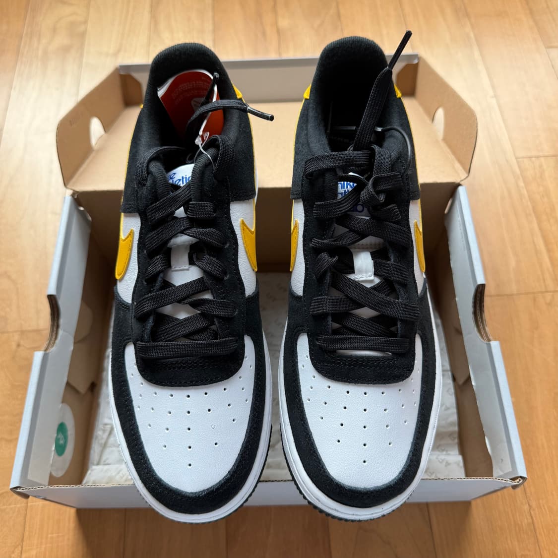 240 나이키 에어포스 애슬레틱 클럽 블랙 설퍼 상품이미지2